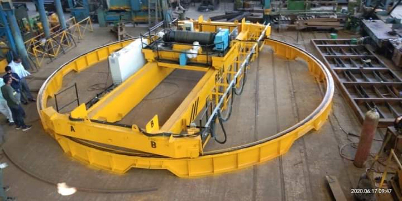 mega crane manufacture Double Girder Circualr Crane