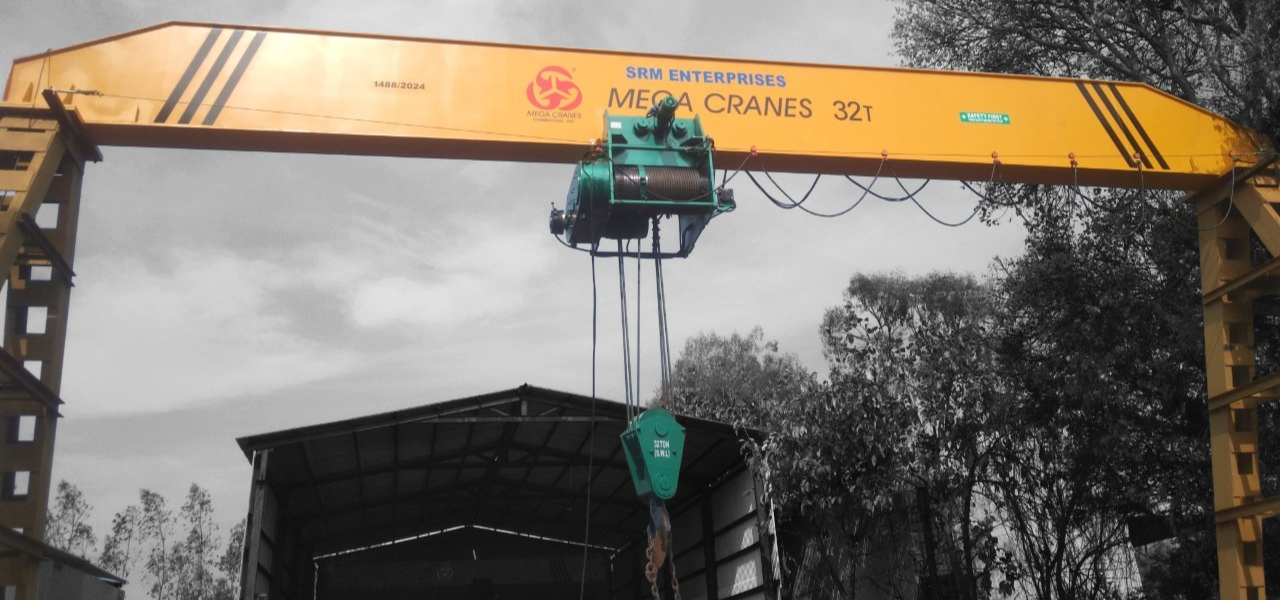 mega crane manufacture Single Girder Gantry Crane – Industrial Heavy-Duty Lifting