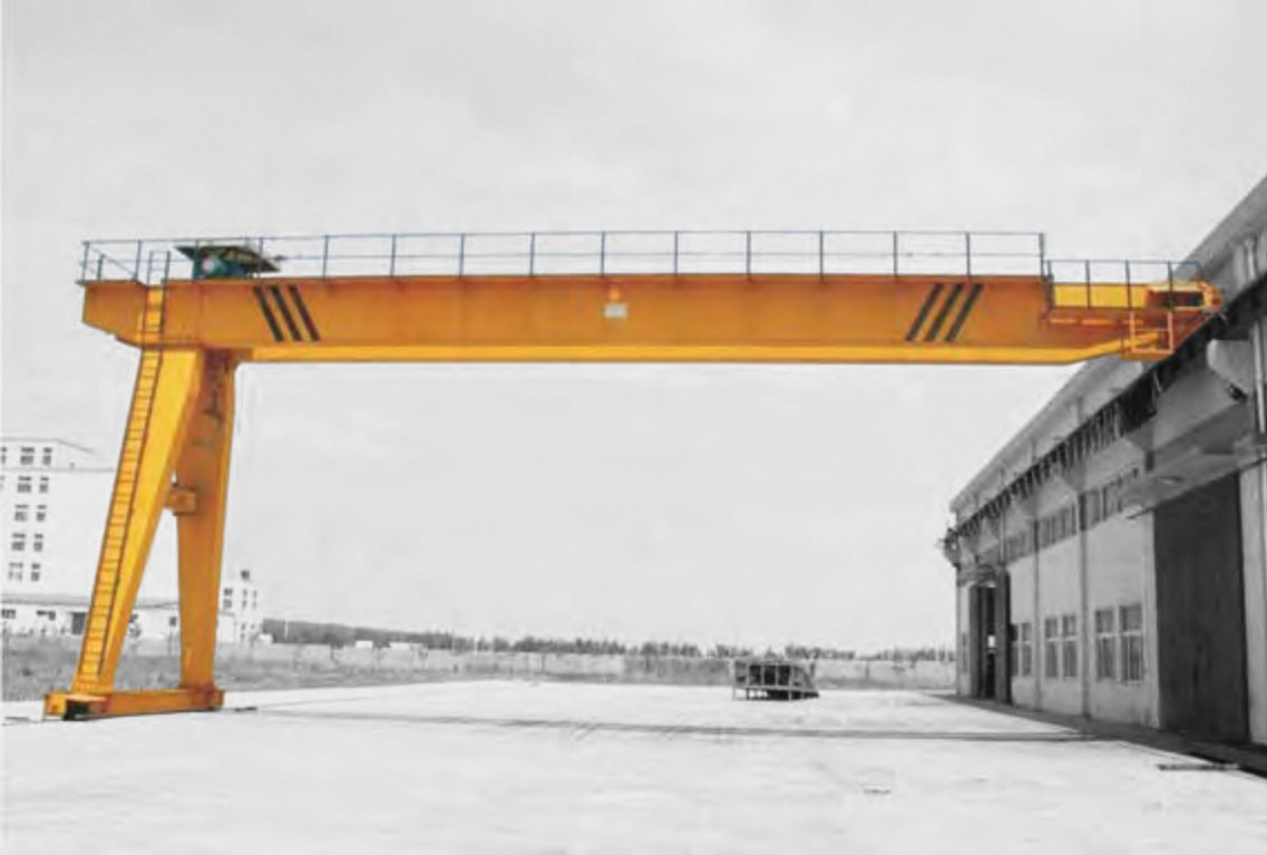 mega crane manufacture Double Girder Semi-Gantry Crane