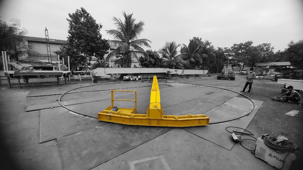 mega crane manufacture Single Girder Circualr Crane